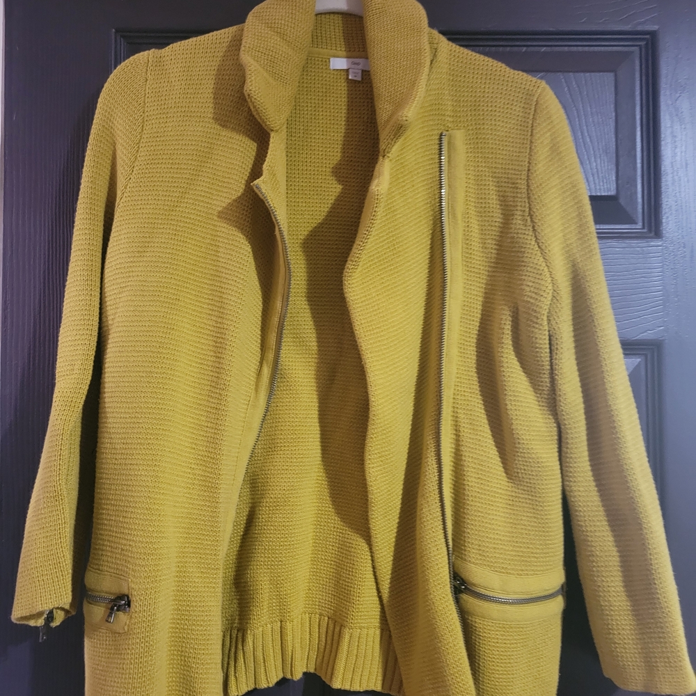 GAP Mustard Yellow Women's Cardigan